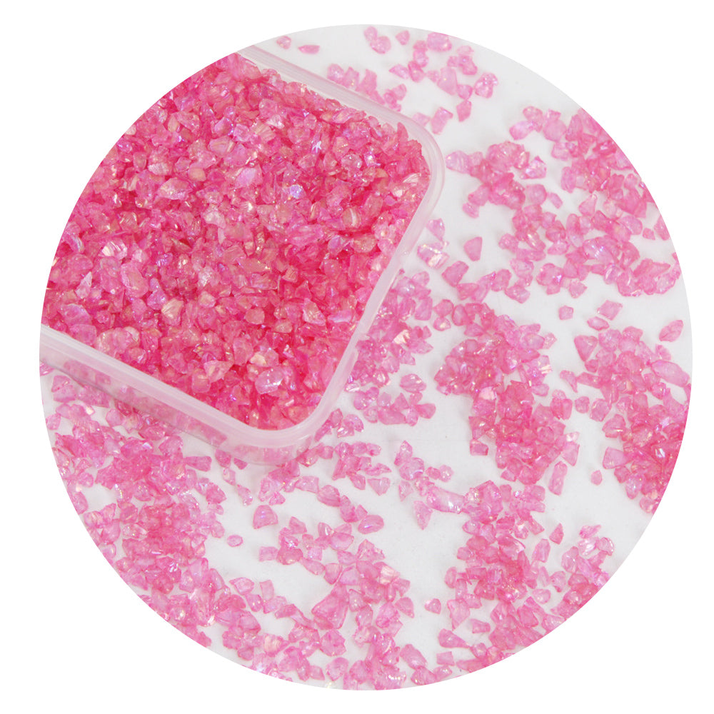 Red Series AB Rainbow Nail Art Stones