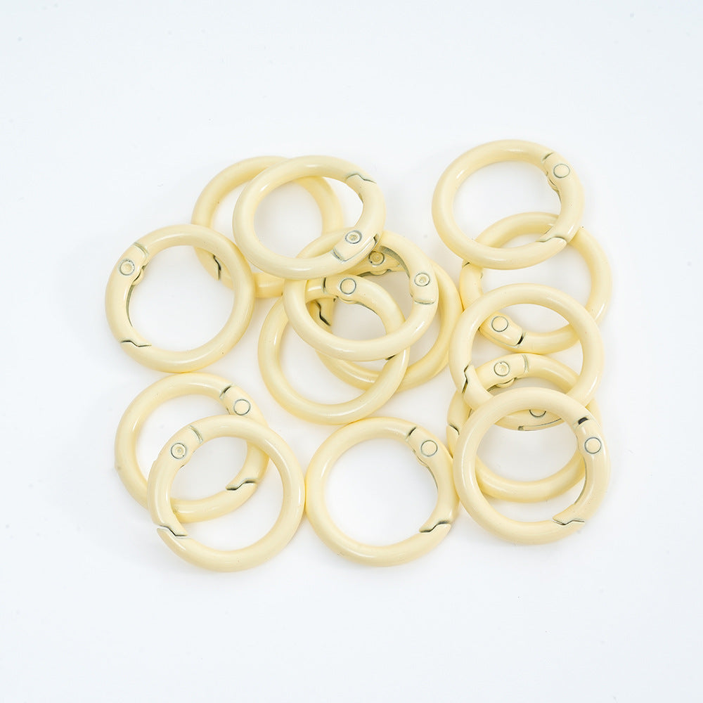 Keyring Accessory O-Ring Spring Clip