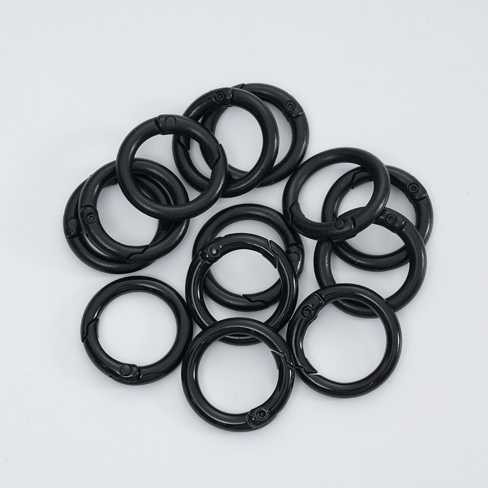 Keyring Accessory O-Ring Spring Clip