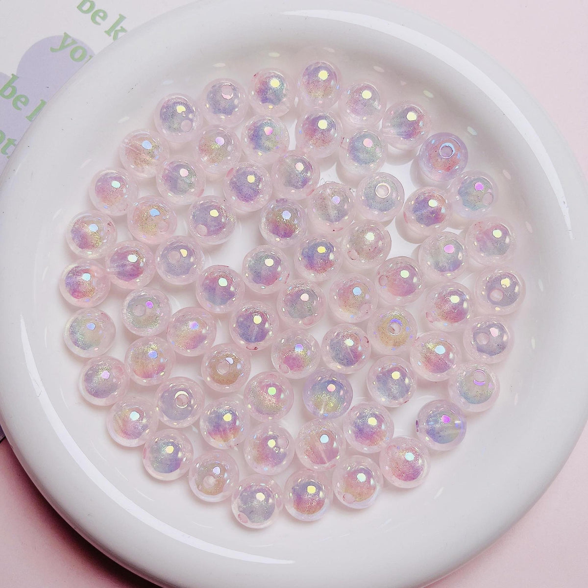 16mm UV Galaxy Luminous beads