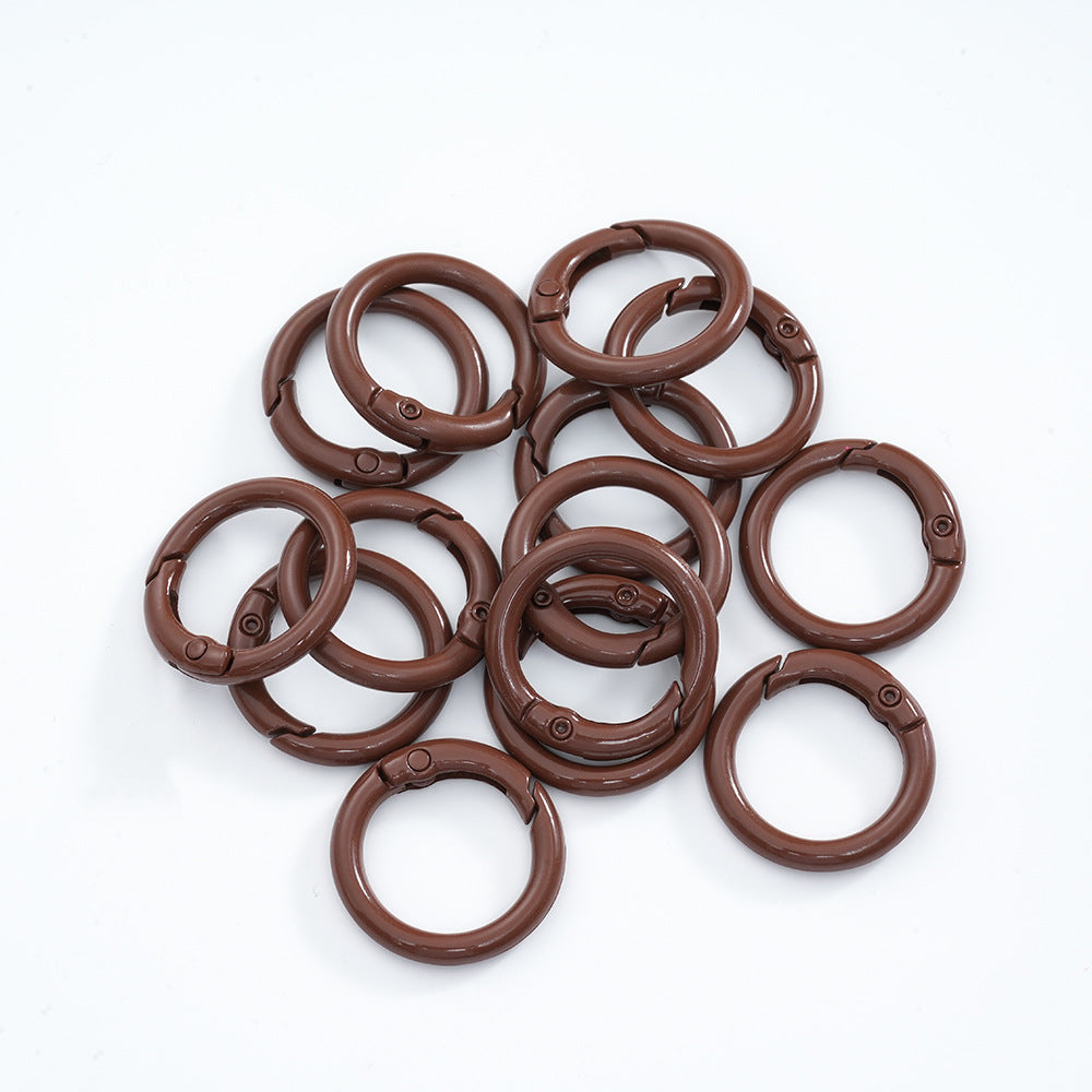 Keyring Accessory O-Ring Spring Clip
