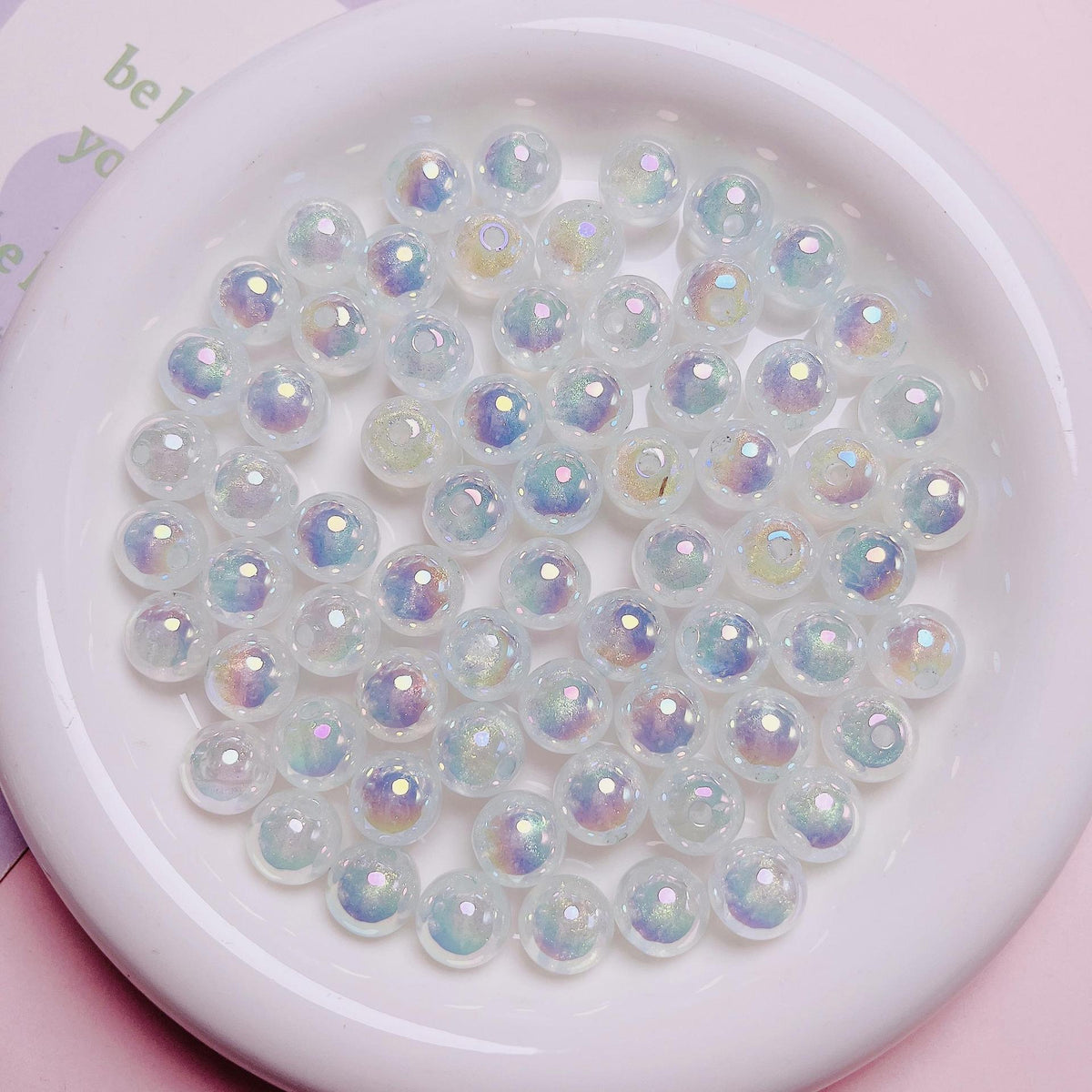 16mm UV Galaxy Luminous beads