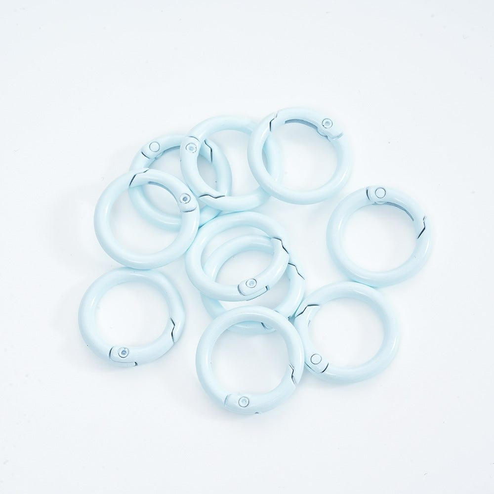 Keyring Accessory O-Ring Spring Clip