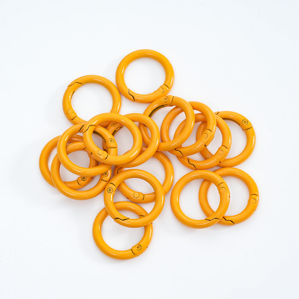 Keyring Accessory O-Ring Spring Clip
