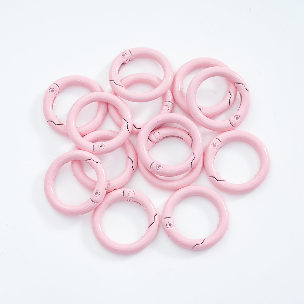 Keyring Accessory O-Ring Spring Clip