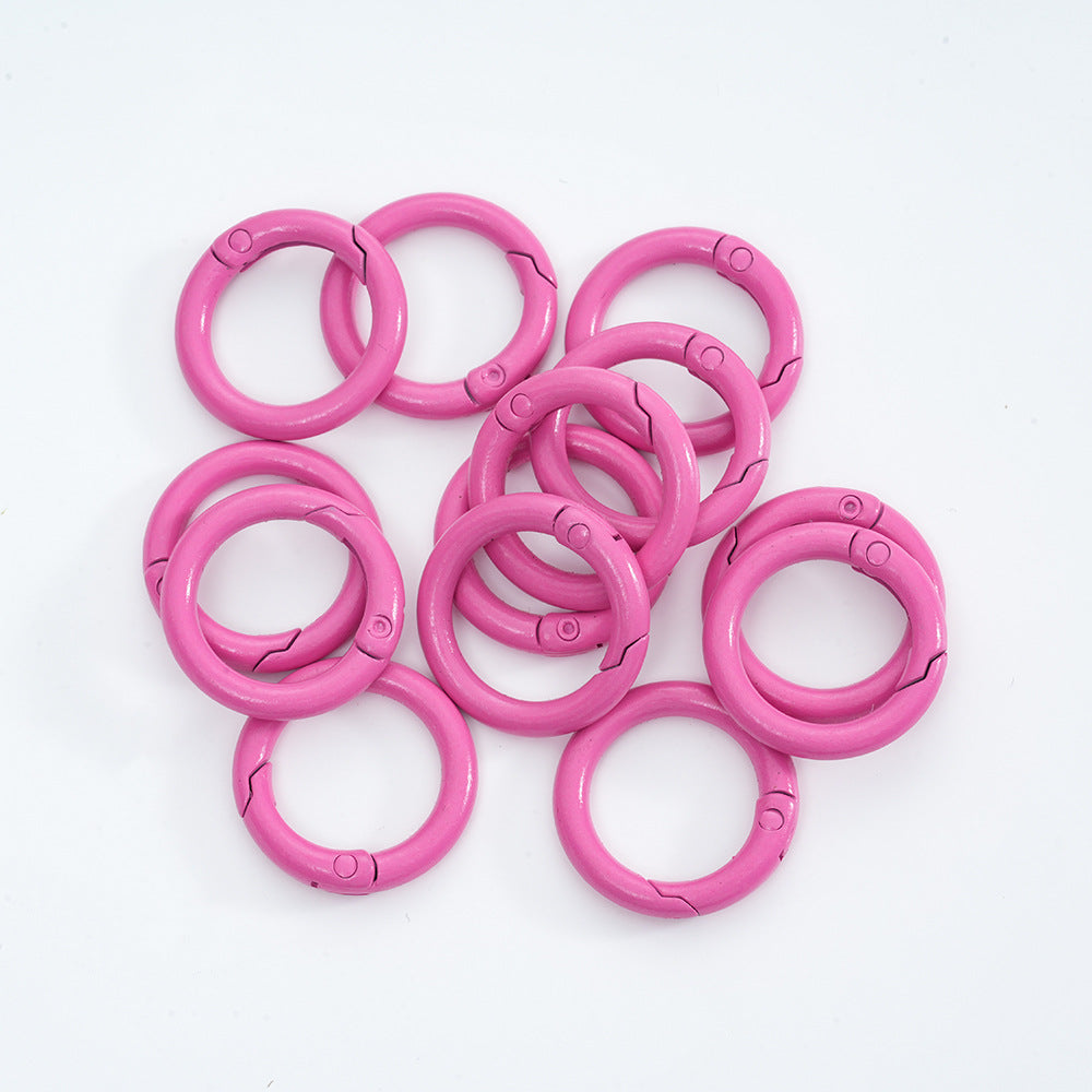 Keyring Accessory O-Ring Spring Clip