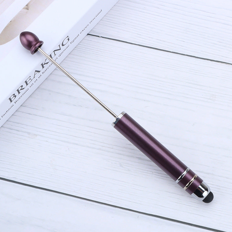 Multi-color Touch Screen Dual-purpose Beaded Pen