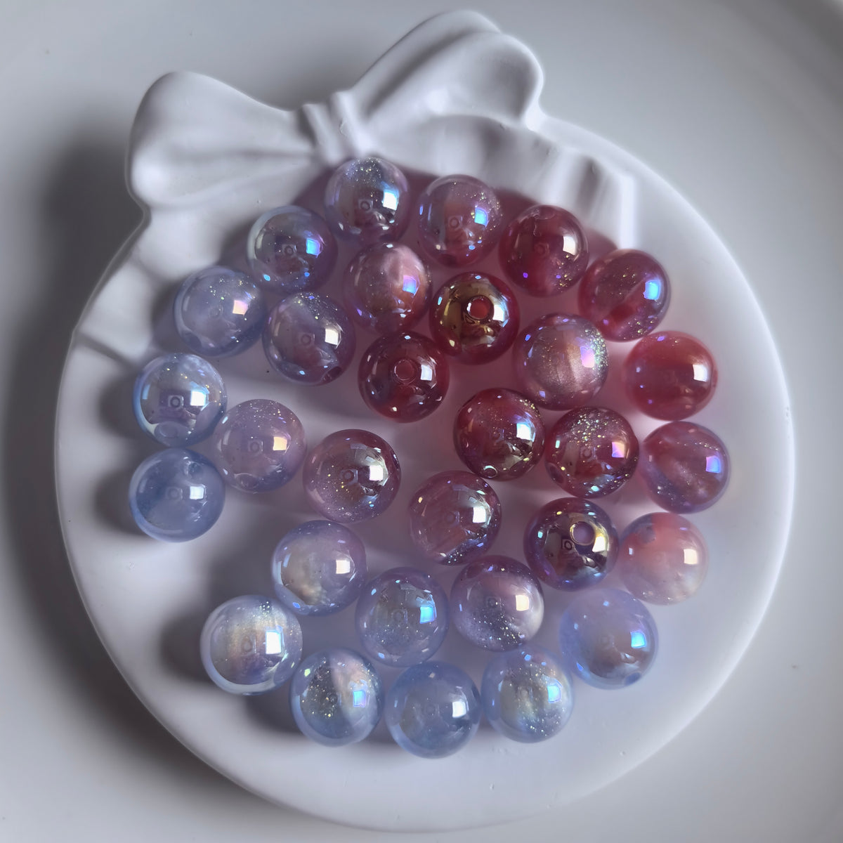 12mm Luxury Acrylic Color Change Beads