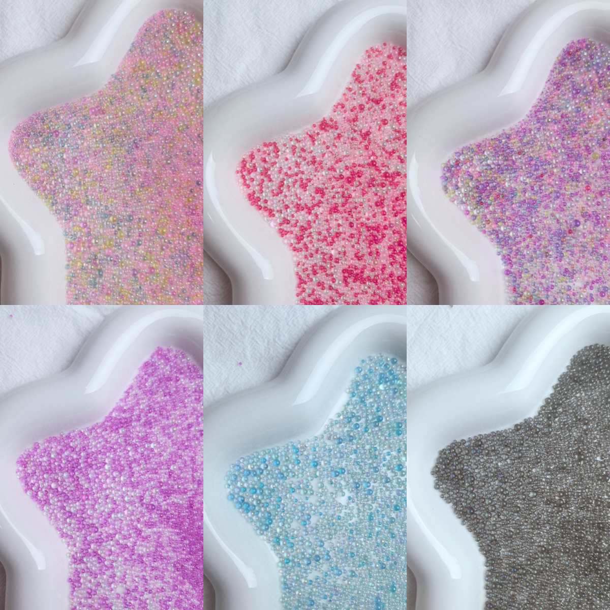 Mix Size Mini Bubble Beads No Hole