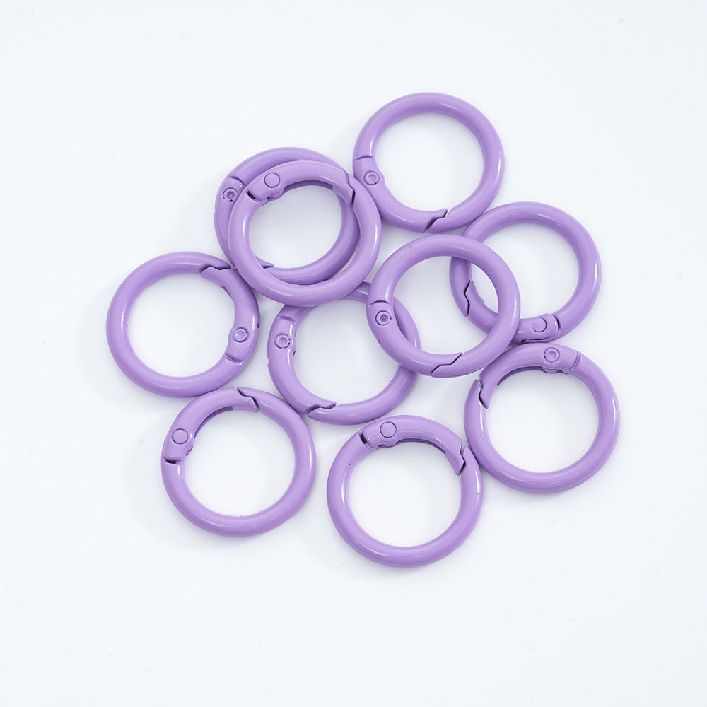 Keyring Accessory O-Ring Spring Clip