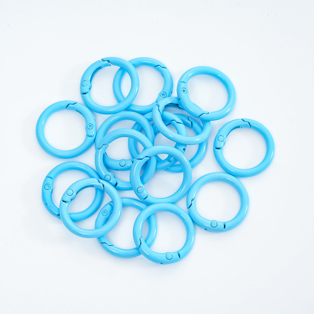 Keyring Accessory O-Ring Spring Clip