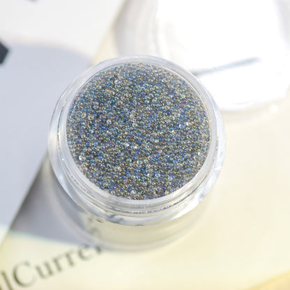 Transparent caviar crystal sand micro beads for nail art and resin filling