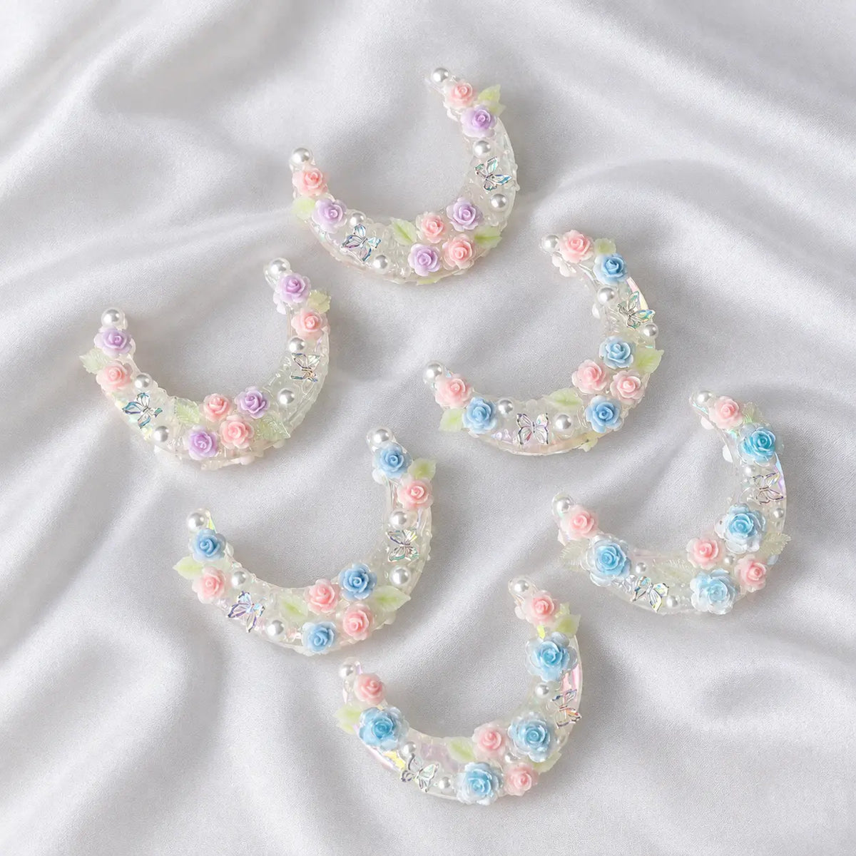 Hand Painted Luminous Moon Bead | UU Studio