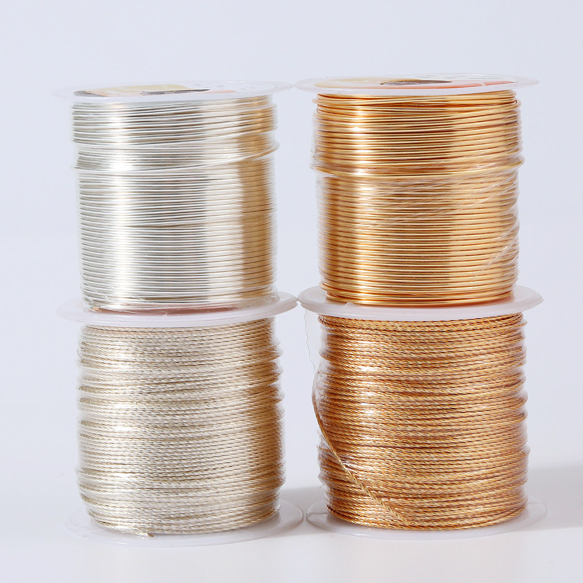 Gold wire flexible wire color preservation DIY jewelry 7 strands 304 stainless steel wire
