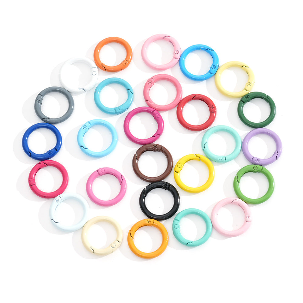 Keyring Accessory O-Ring Spring Clip