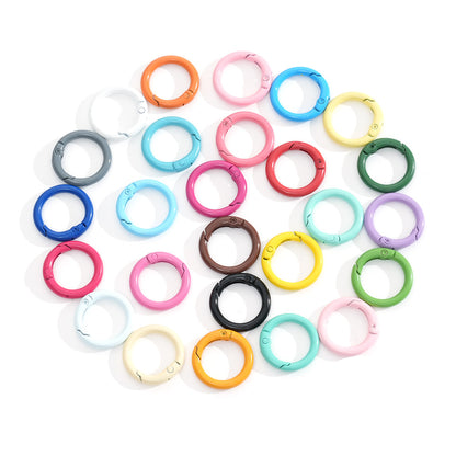 Keyring Accessory O-Ring Spring Clip