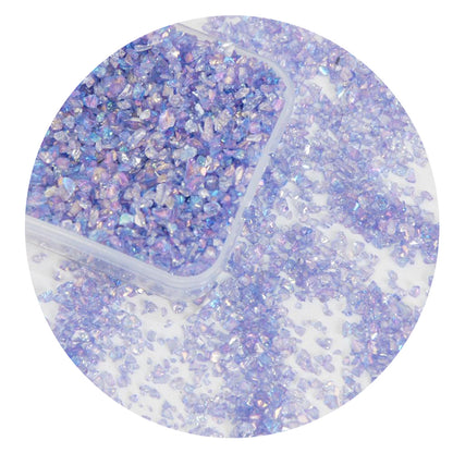 Purple Series AB Rainbow Nail Art Stones