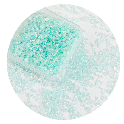 Blue Series AB Rainbow Nail Art Stones