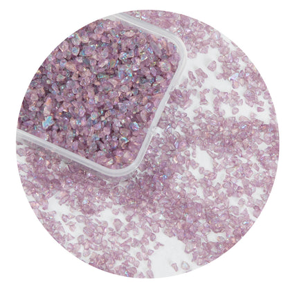 Purple Series AB Rainbow Nail Art Stones
