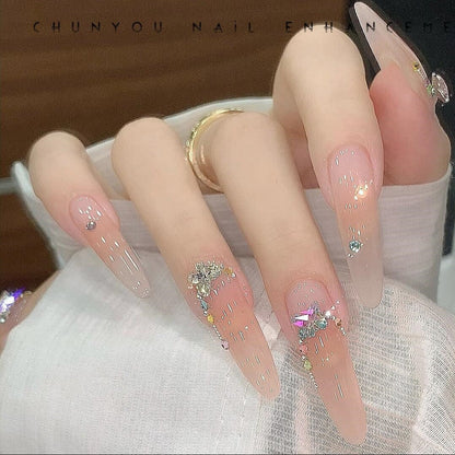 Nail Mini Butterfly Crystal Diamond