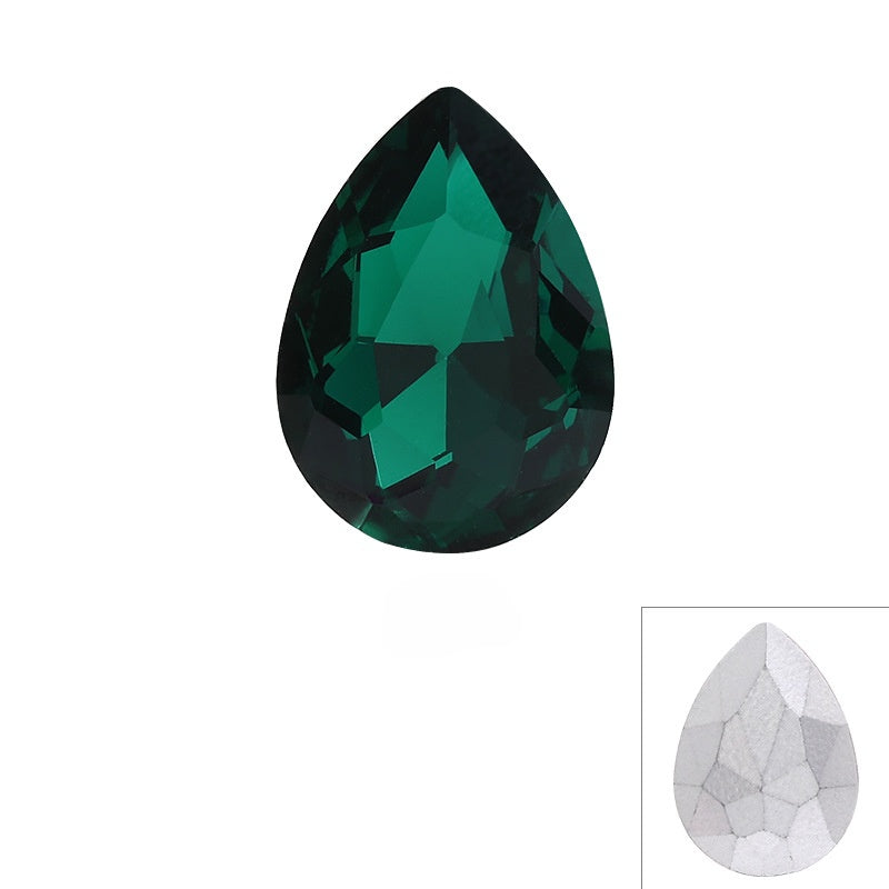 Teardrop-shaped Pointed-bottom Irregular-shaped Diamond