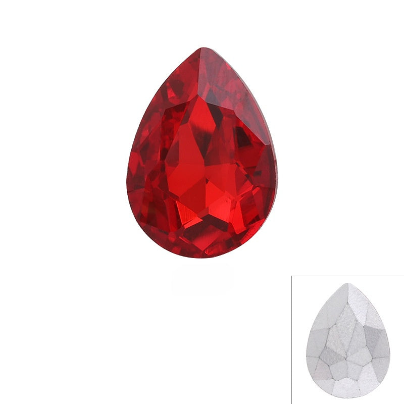 Teardrop-shaped Pointed-bottom Irregular-shaped Diamond