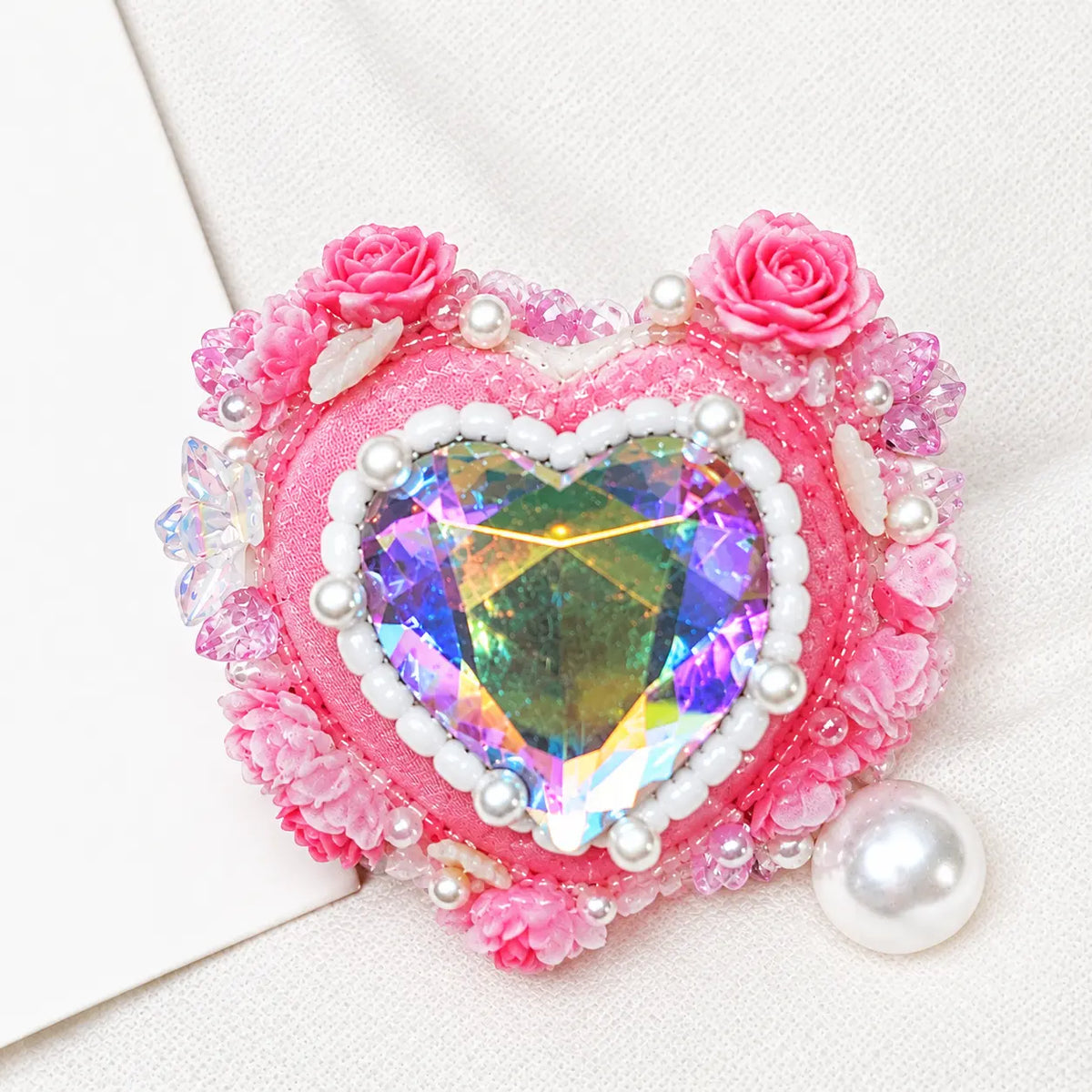 Hand Painted Heart Beads | UU Studio