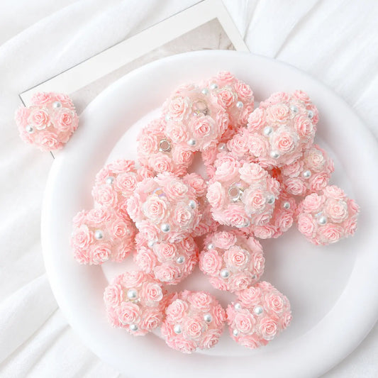 Rose Flower Ball Beads | UU Studio