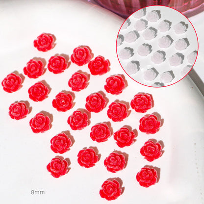 Velvet warm changing camellia nail accessoriesNew camellia nail accessories