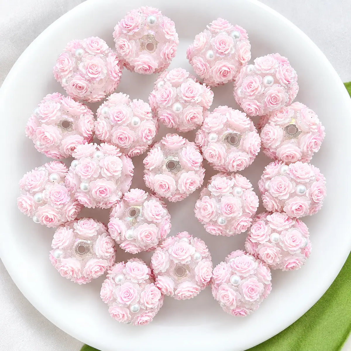 Rose Flower Ball Beads | UU Studio