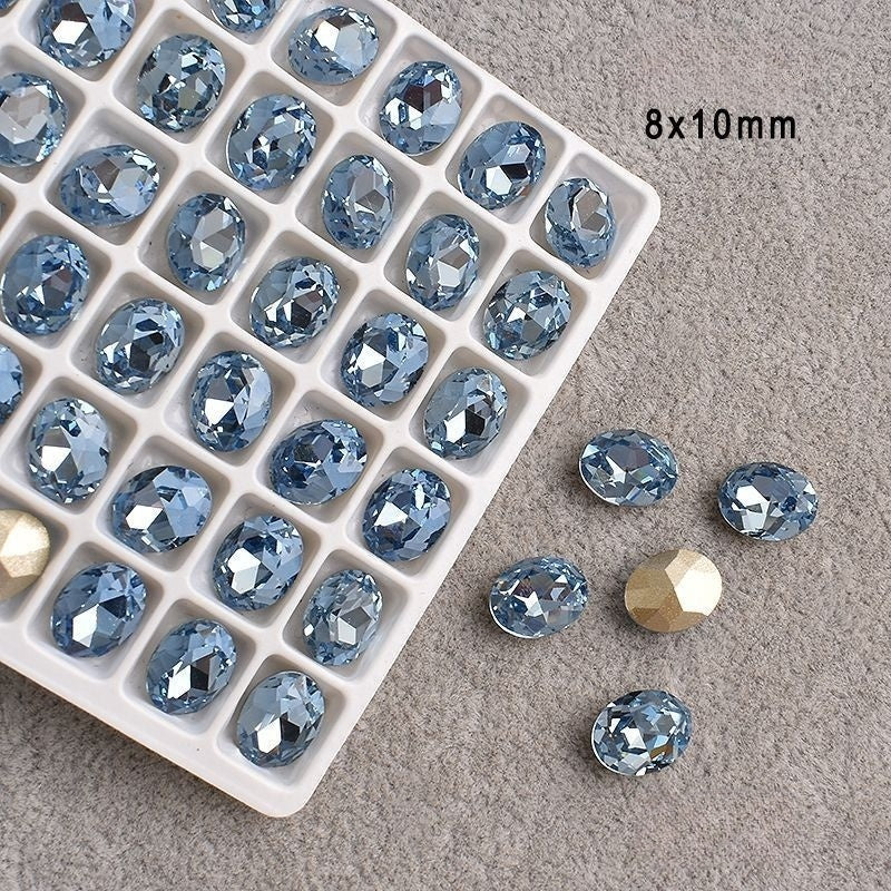 Manicure Pigeon Egg Diamond 8*10MM