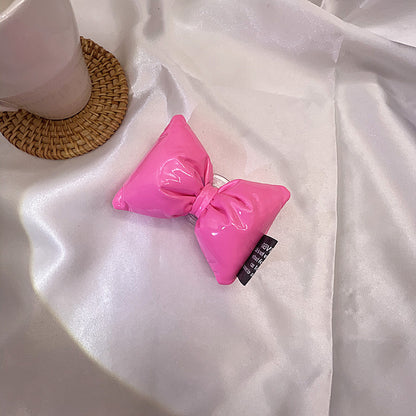 Big Leather bow phone holder clip DIY accessories