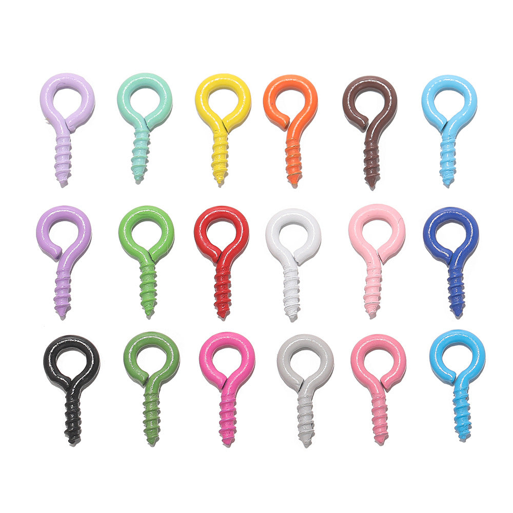 DIY Colorful Baking paint Screw horn 5mm*10mm