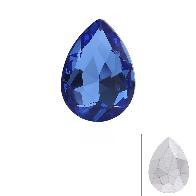 Teardrop-shaped Pointed-bottom Irregular-shaped Diamond