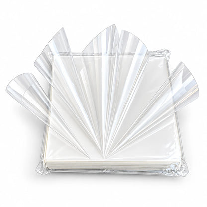Cellophane craft sheets and clear cone bags for DIY crafts
