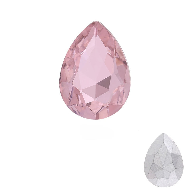 Teardrop-shaped Pointed-bottom Irregular-shaped Diamond