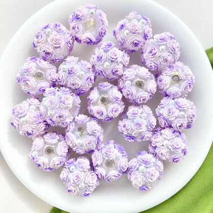 Rose Flower Ball Beads | UU Studio