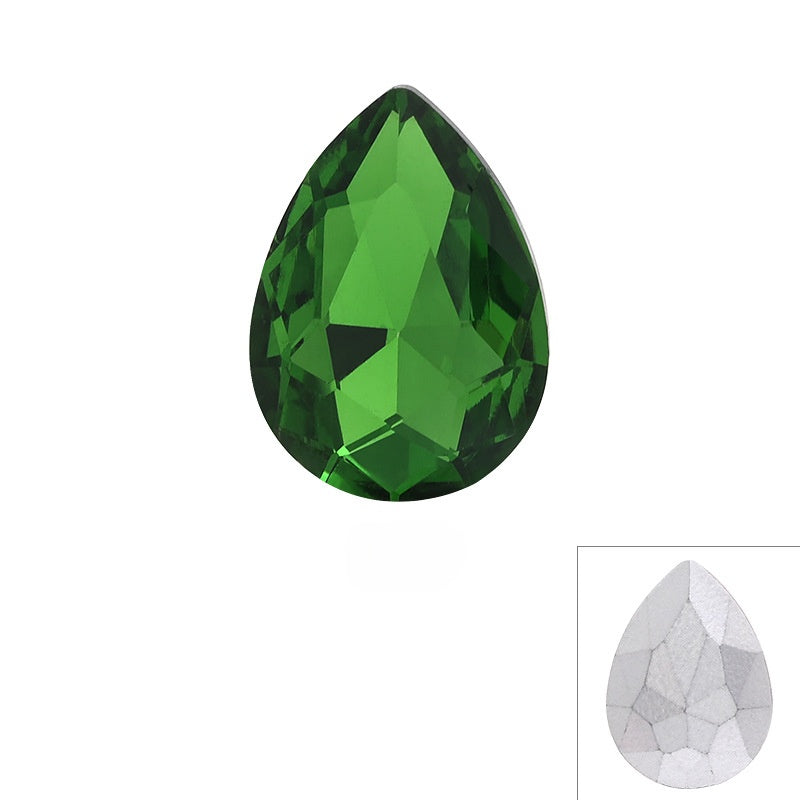 Teardrop-shaped Pointed-bottom Irregular-shaped Diamond