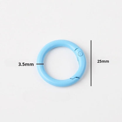 Keyring Accessory O-Ring Spring Clip